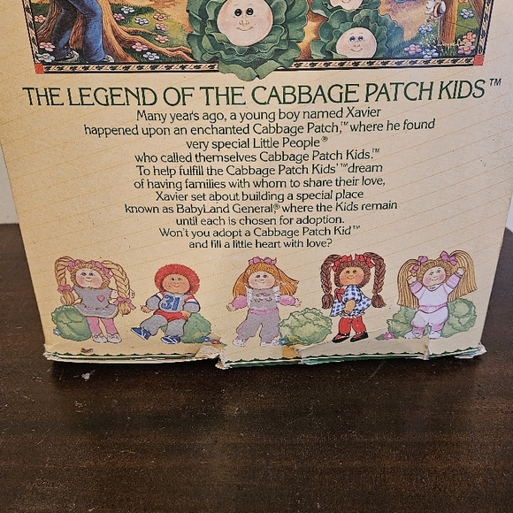 Vintage 1983 Cabbage Patch Kids Doll African American Girl In Box Complete. - Picture 10 of 13